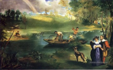 Édouard Manet œuvres - Pêche Édouard Manet